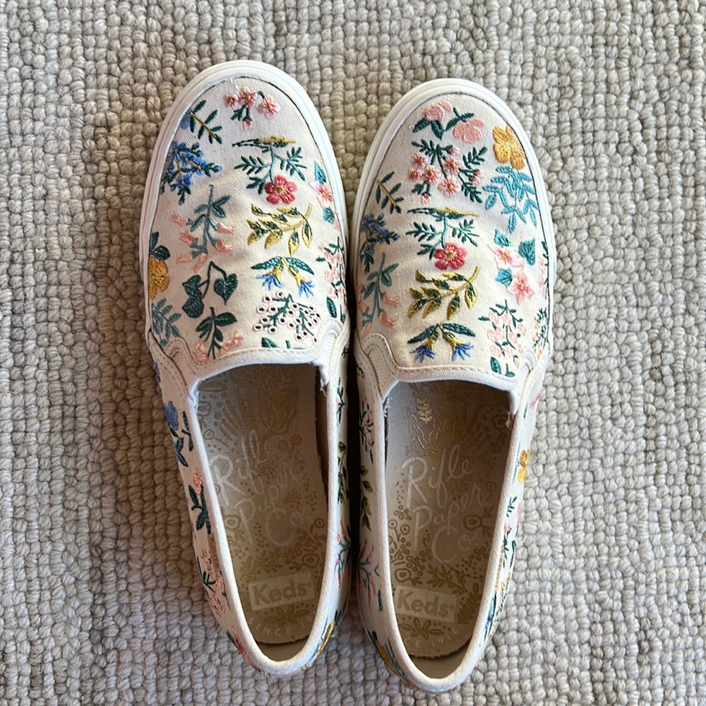 Rifle Paper Co and Keds collab. 8.5